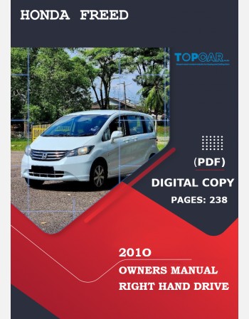 honda freed 2010 owners manual